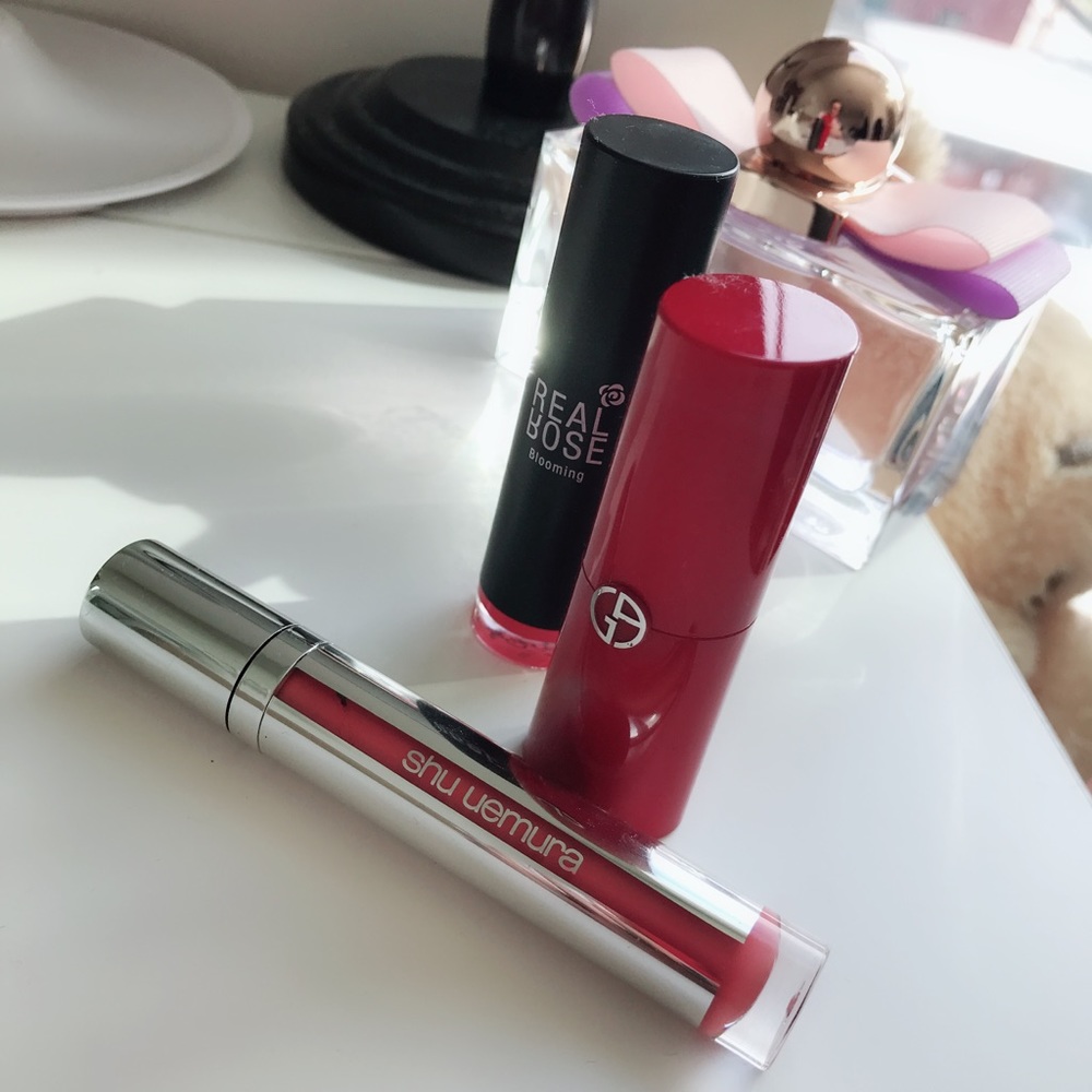 Orange and Rose Color Lipsticks Set